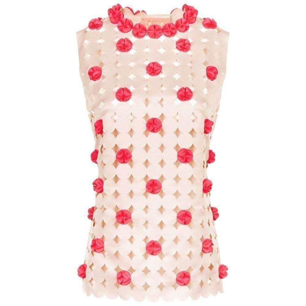 Paskal - Blush Pink Laser-Cut Top - M